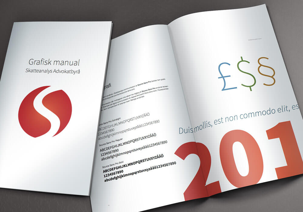 Skatteanalys — brand manual
