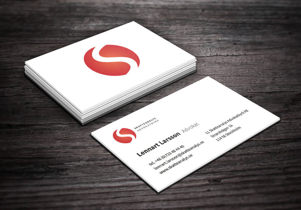 Skatteanalys — business card