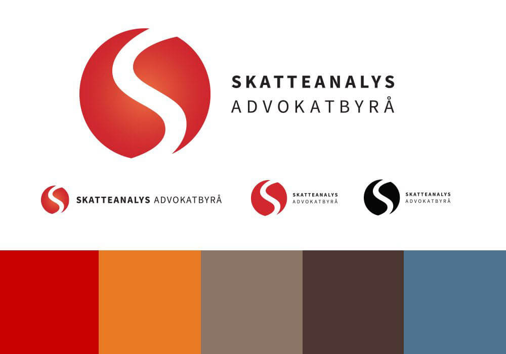 Skatteanalys — logo & palette